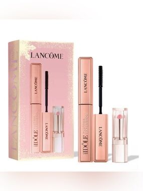 Lancôme 2Pc Lash Idôle Flutter Extention Mascara and Lip Butterglow Balm Set